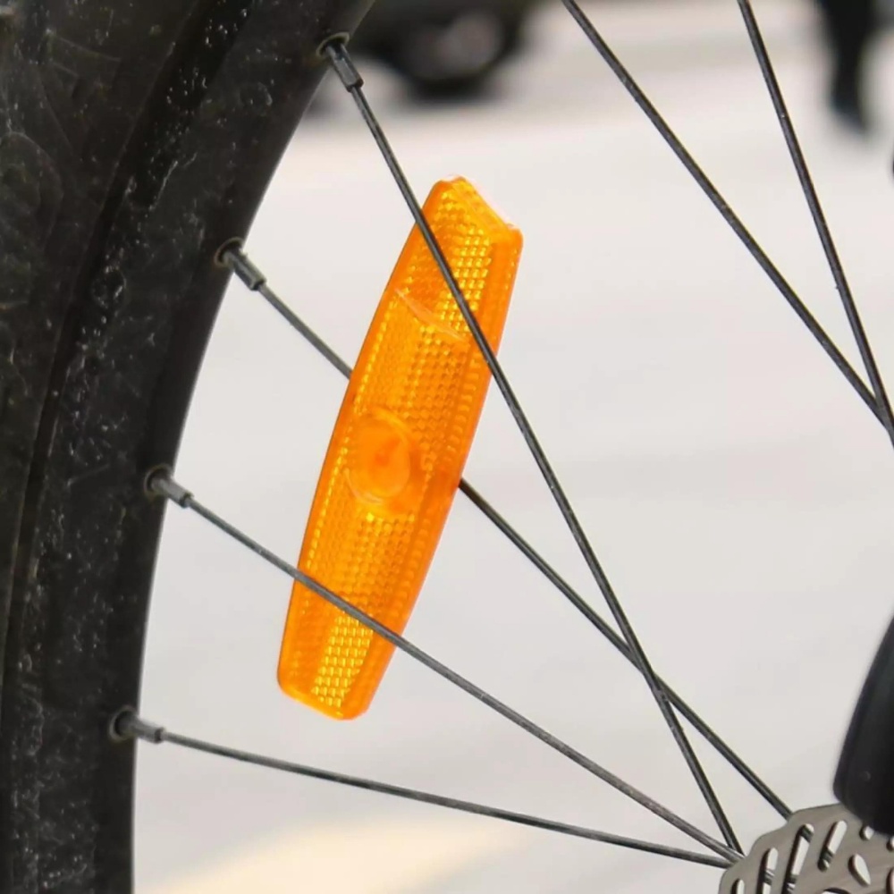 Miếng Phản Quang Cảnh Báo Dành Cho Xe Đạp - Spoke Plastic Phản Quang Bánh Xe/ Vành Xe/ Căm