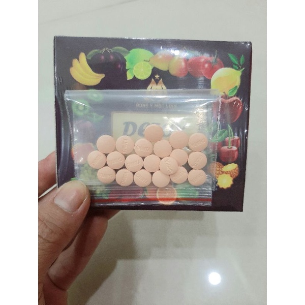 50 viên detox giảm cân X3 Đông Y Mộc Linh không hộp