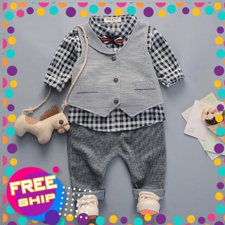 Bộ gile, set Body công tử cho bé yêu