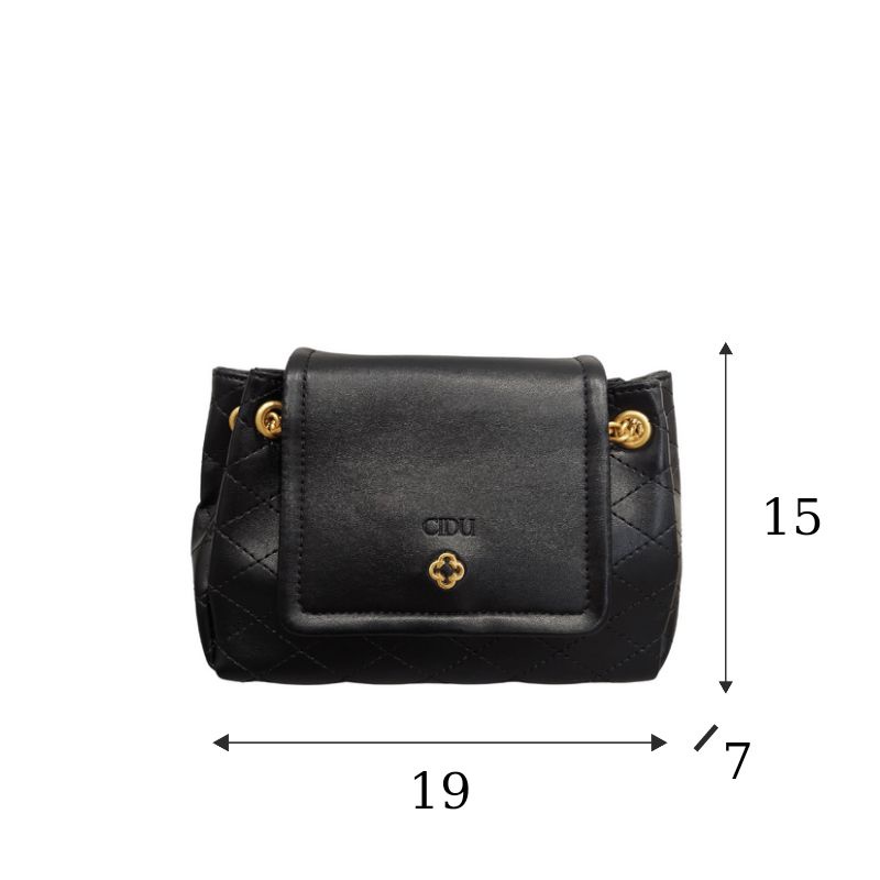 Túi Khoác Vai Đeo Chéo Nắp Gập Cidu Cd52