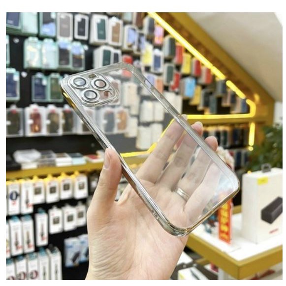 Ốp Totu lưng trong viền màu iPhone 13/13 Pro/13 Pro max Bảo vệ camera hàng chính hãng