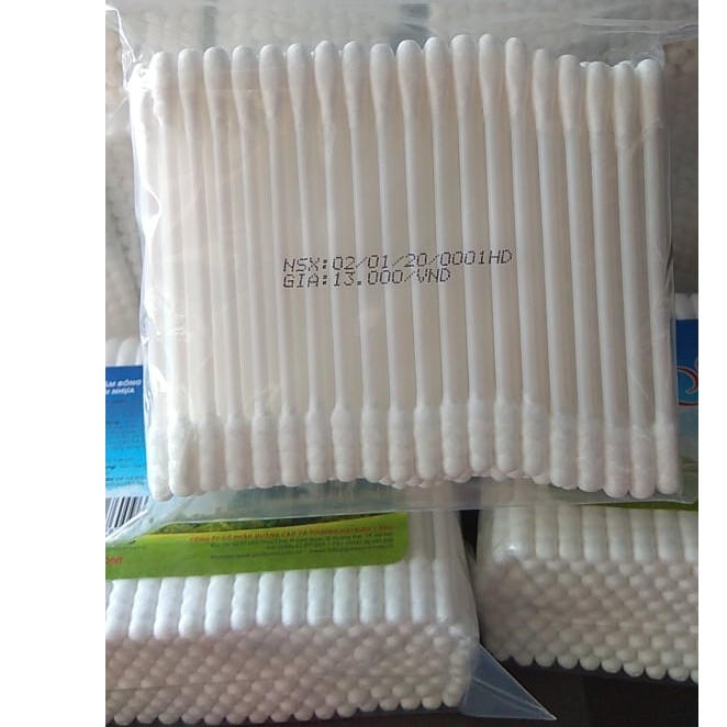 Tăm bông Misu lõi nhựa người lớn gói 200 cái