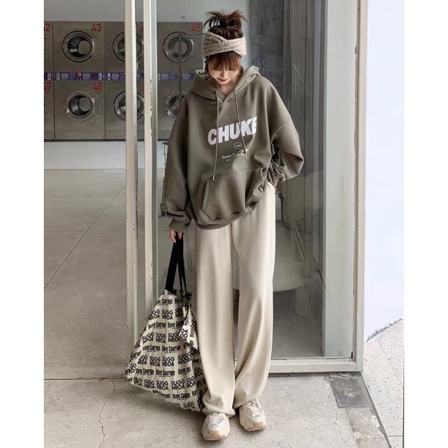 ÁO HOODIE NỮ , ÁO CHUKE CÓ TÚI TRƯỚC CHẤT VẢI MỀM, BÊN TRONG LÓT LÔNG (hàng có sẵn) | BigBuy360 - bigbuy360.vn