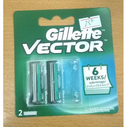 Dao cạo râu 2 lưỡi Gillette Vector/ lưỡi dao vector