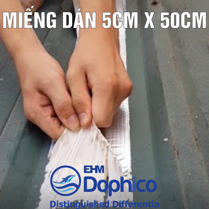 (5cm x 50cm) Miếng dán chống thấm Misha rộng 5cm x dài 50cm – Băng keo chống thấm dột – Bịt rò rỉ ống nước