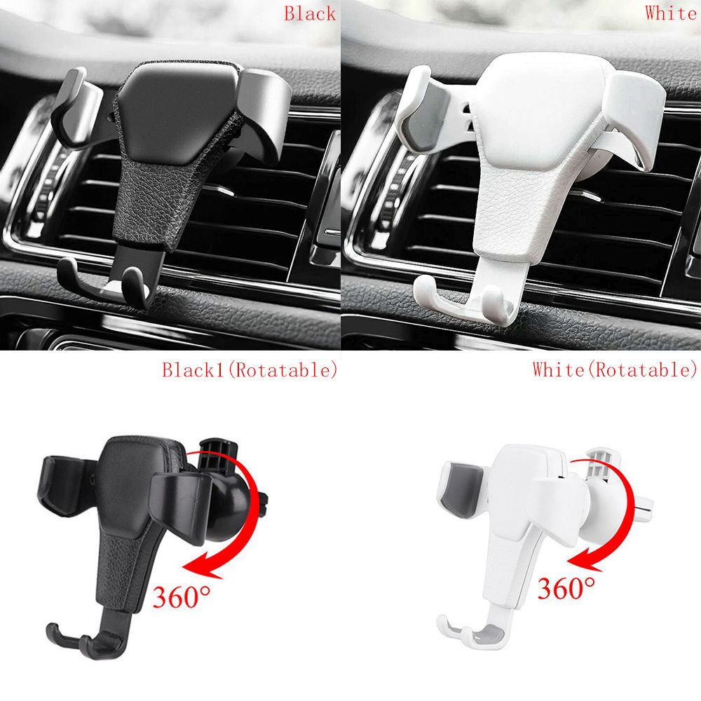 Giá đỡ điện thoại gắn lỗ thông gió xe ô tô có thể xoay chất lượng cao tiện dụng