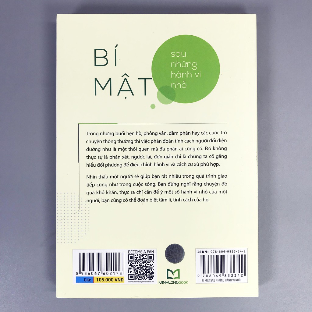 Sách - Bí Mật, Sau Những hành Vi Nhỏ