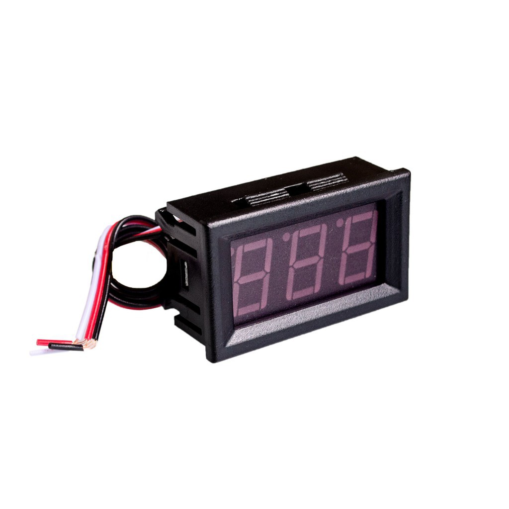 Vôn kế điện tử màu đỏ  0.56 Inch 4.5-30V Dc cho xe hơi | BigBuy360 - bigbuy360.vn