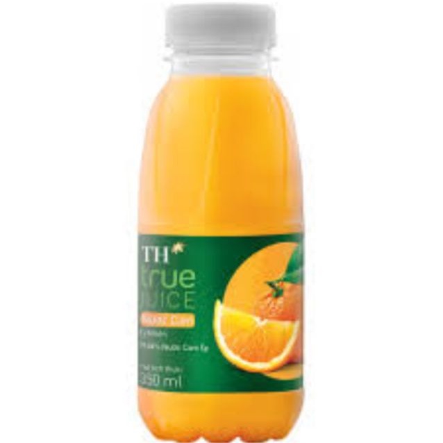 Thùng 24 Chai Nước Trái Cây TH true JUICE( Cam/ Táo/ Tào Đào/Táo Gấc) Lốc 6 Chai 350ml× 4 lốc )