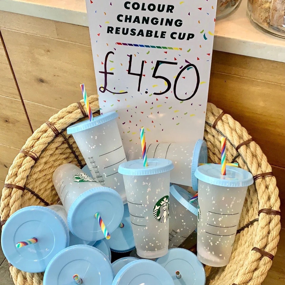 Starbucks Cốc Uống Nước Thay Đổi Màu Sắc Có Thể Thay Đổi Màu Sắc Theo Nhiệt Độ
