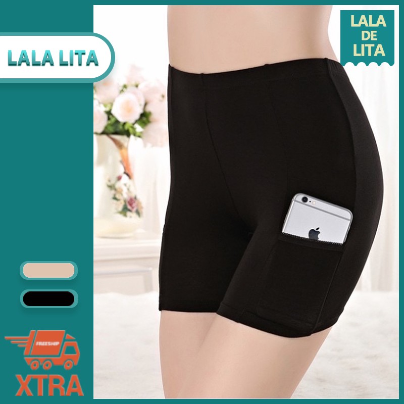 Quần mặc trong váy viền ren,quần đùi mặc trong váy đẹp rẻ co giãn 4 chiều LALA DE LITA