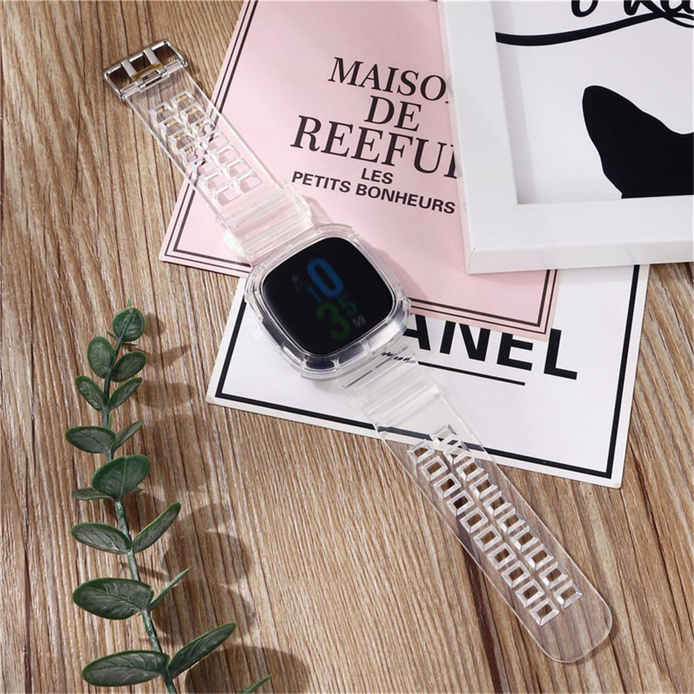 Dây Đeo Thay Thế Trong Suốt Chống Trượt Cho Fitbit Versa 3 Fitbit Sense