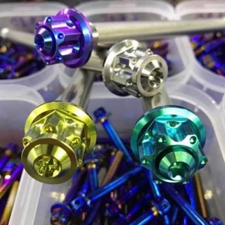 Cốt bánh sau 2 đầu tán dành cho các dòng xe 12 ly ( đã bao gồm ốc và tán GR5 Titanium )