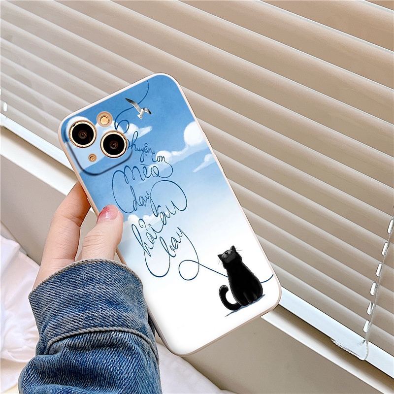 Ốp lưng iphone &quot;Chuyện con mèo dạy hải âu bay&quot; viết cho thiếu nhi ốp iphone X 11promax 8plus 13Pro 12Pro 7plus
