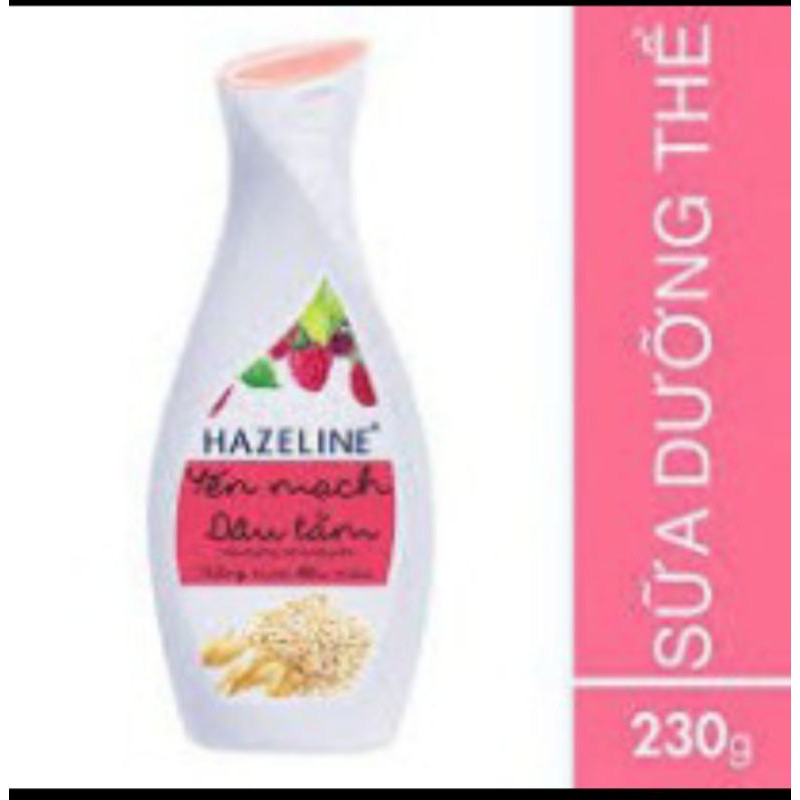 Sữa Dưỡng Thể Hazeline Yến mạch Dâu Tằm/ Matcha lưu đỏ 140g - 230g