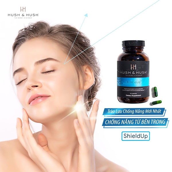 Viên uống chống nắng Hush & Hush Shield Up 60 viên