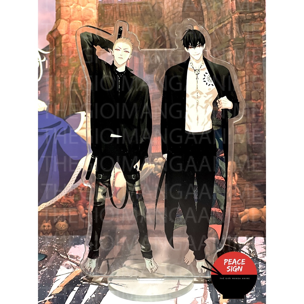 Mô hình nhân vật mica standee 19 days OLD XIAN in hình anime chibi trang trí trưng bày