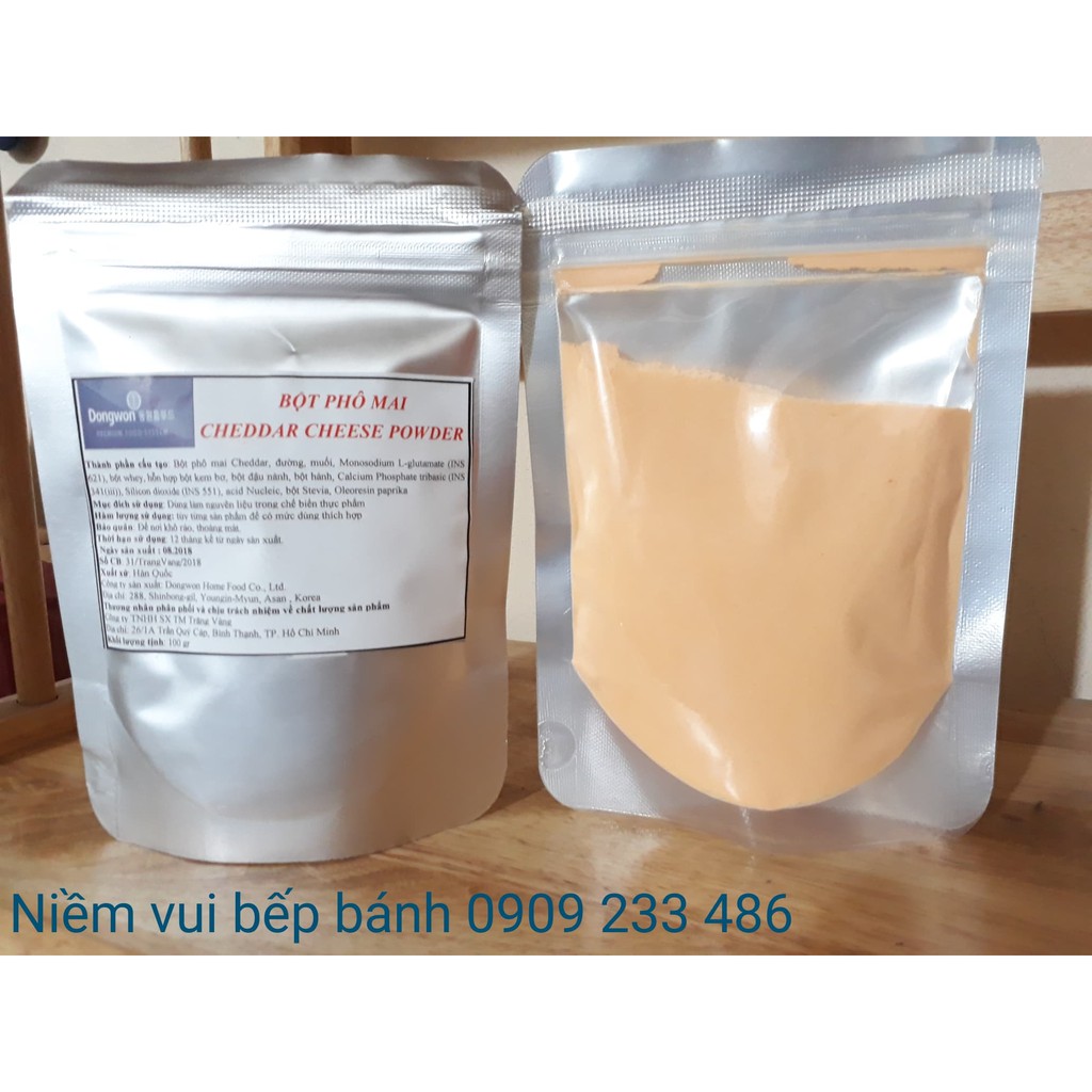 Bột phô mai hàn quốc 100g