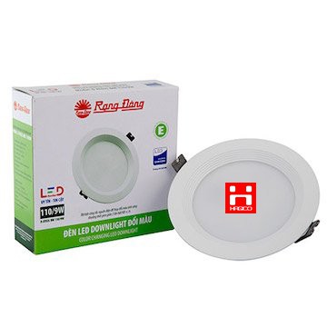 Đèn LED Âm trần Downlight Đổi màu 110/9W D AT02L DAT02L ĐM 110/9W Rạng Đông