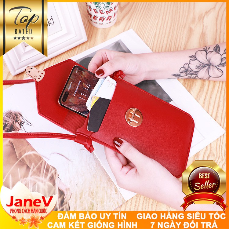 [5 MÀU] Túi Điện Thoại Đeo Chéo Nữ Dễ Thương Phong Cách Hàn Quốc TVNN285 | BigBuy360 - bigbuy360.vn