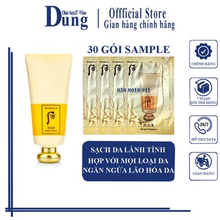Combo 30 gói sample sữa rửa mặt dưỡng ẩm whoo facial foam cleanser 2mlx30