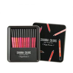 Set Son Bút Chì Sivanna Colors Lip Liner SH907
