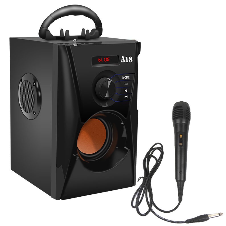 Loa nghe nhạc mini, Loa Kẹo Kéo Công Suất Lớn Bluetooth karaoke di động A18( MẪU MỚI KAW K600)Cao Cấp -TẶNG KÈM MIC XỊN