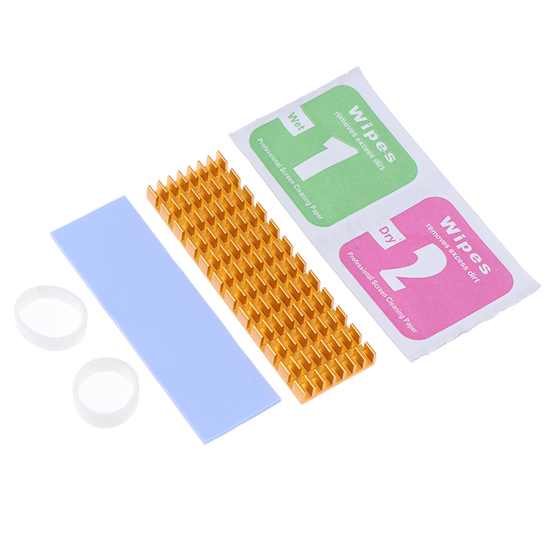 (Hàng Mới Về) 1 Set M.2 Ngff Nvme 2280 Pcie Ssd Làm Mát Kèm Miếng Tản Nhiệt | BigBuy360 - bigbuy360.vn