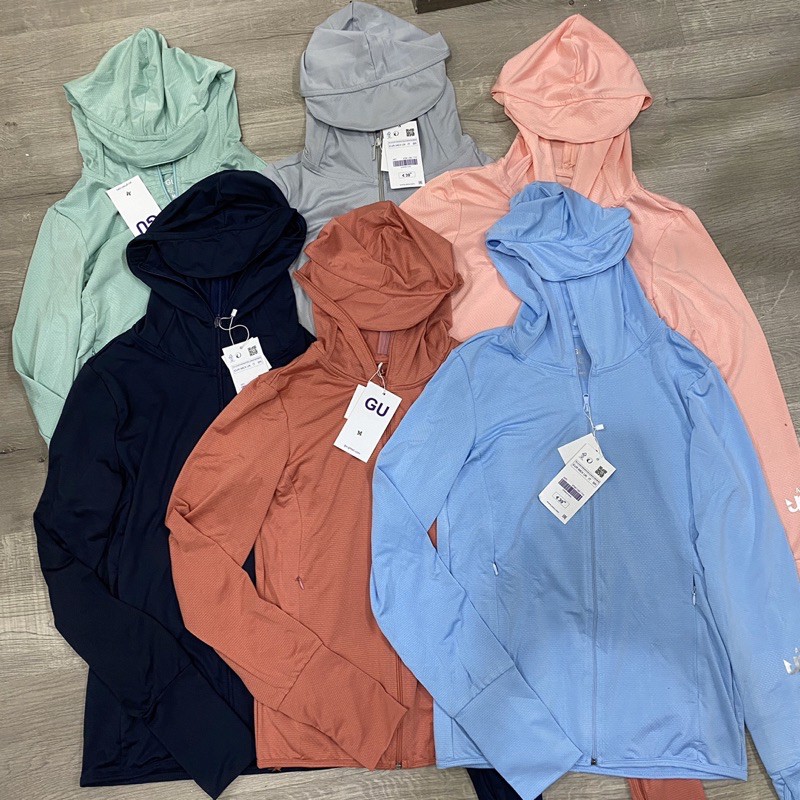 Áo khoác chống nắng túi dây kéo chắc chắn, thun dày dặn mịn mát, co giãn tốt (hình thật)