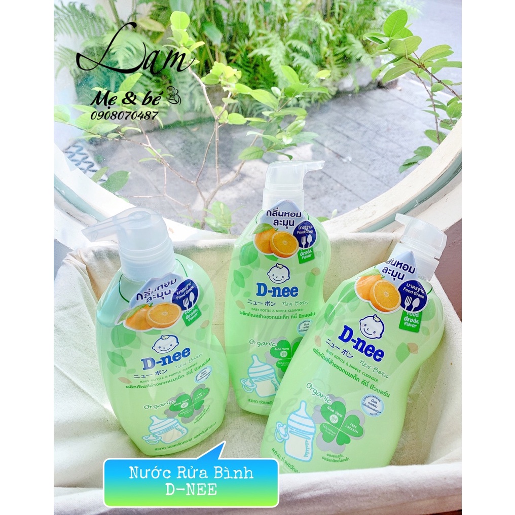 Nước rửa bình sữa rau củ quả Dnee Hữu cơ