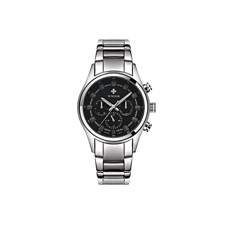 ĐỒNG HỒ NAM CHẠY FULL KIM WWOOR 8015 THỜI TRANG CHÍNH HÃNG , TẶNG HỘP, BẢO HÀNH 1 NĂM | BigBuy360 - bigbuy360.vn
