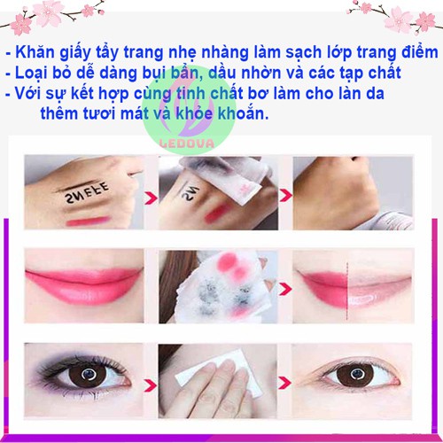 Khăn Ướt Tẩy Trang Tinh Dầu Bơ Sạch Sâu An Toàn Cho Làn Da Tiện Dụng | WebRaoVat - webraovat.net.vn