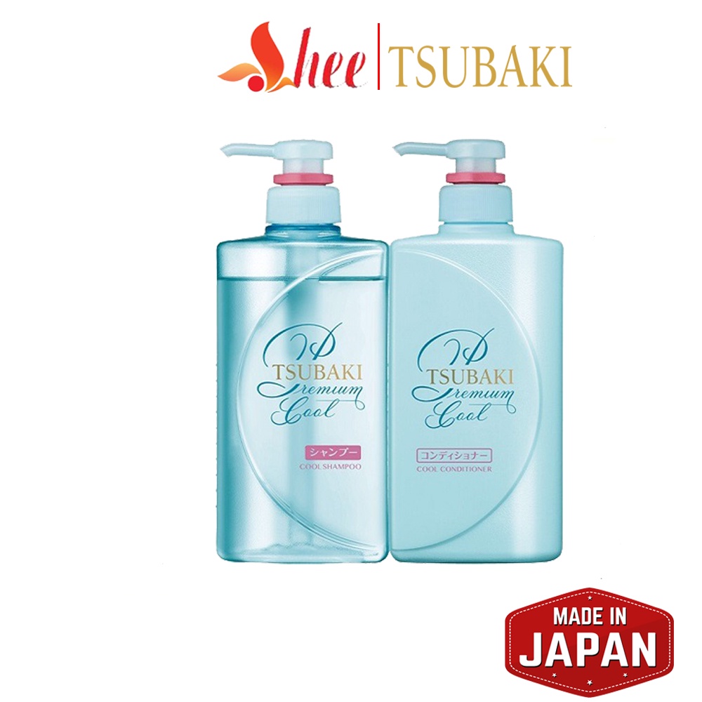 Bộ Dầu Gội Xả Tsubaki Premium 490ml