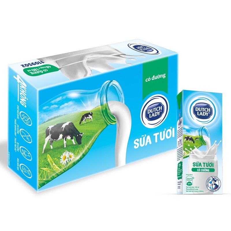 SỮA CÔ GÁI HÀ LAN HỘP 180ml (GIÁ THÙNG CHỌN 12 LỐC NHÉ)