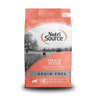 NutriSource Small Breed Seafood Thức ăn hạt khô cho chó giống nhỏ vị hải sản Grain Free 2,3kg