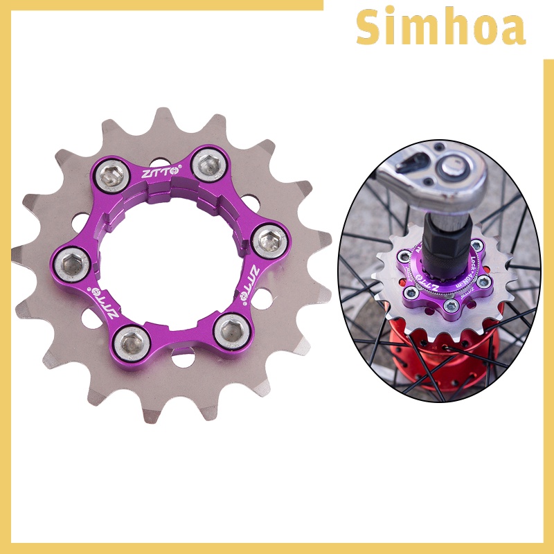 [SIMHOA] MTB Single 1 Speed Cassette Cog Fixed Gear Conversion Kit for 10/11s Hub