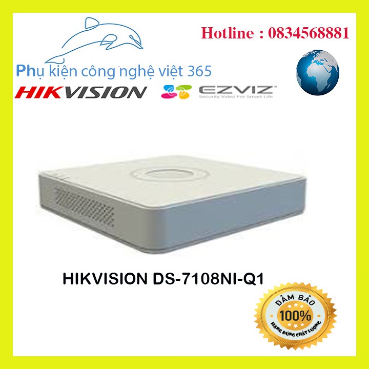 Đầu ghi camera 8 kênh IP Hikvison DS-7108NI-Q1 Hàng chính hãng