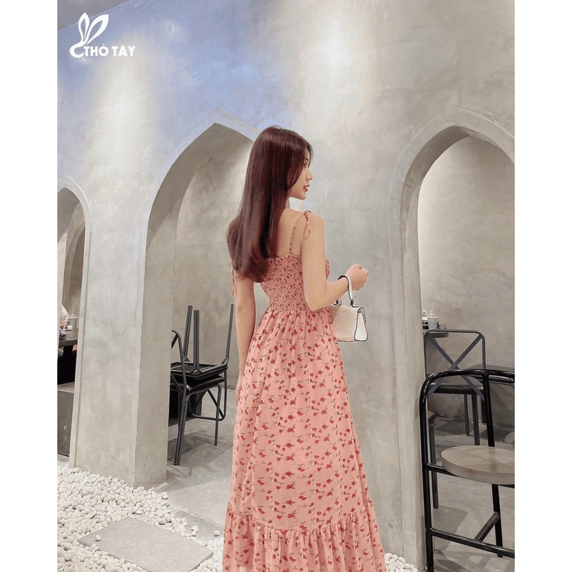 [HCM] Đầm maxi hoa đi biển cho mùa hè tôn dáng xinh xắn cho các nàng KME FASHION