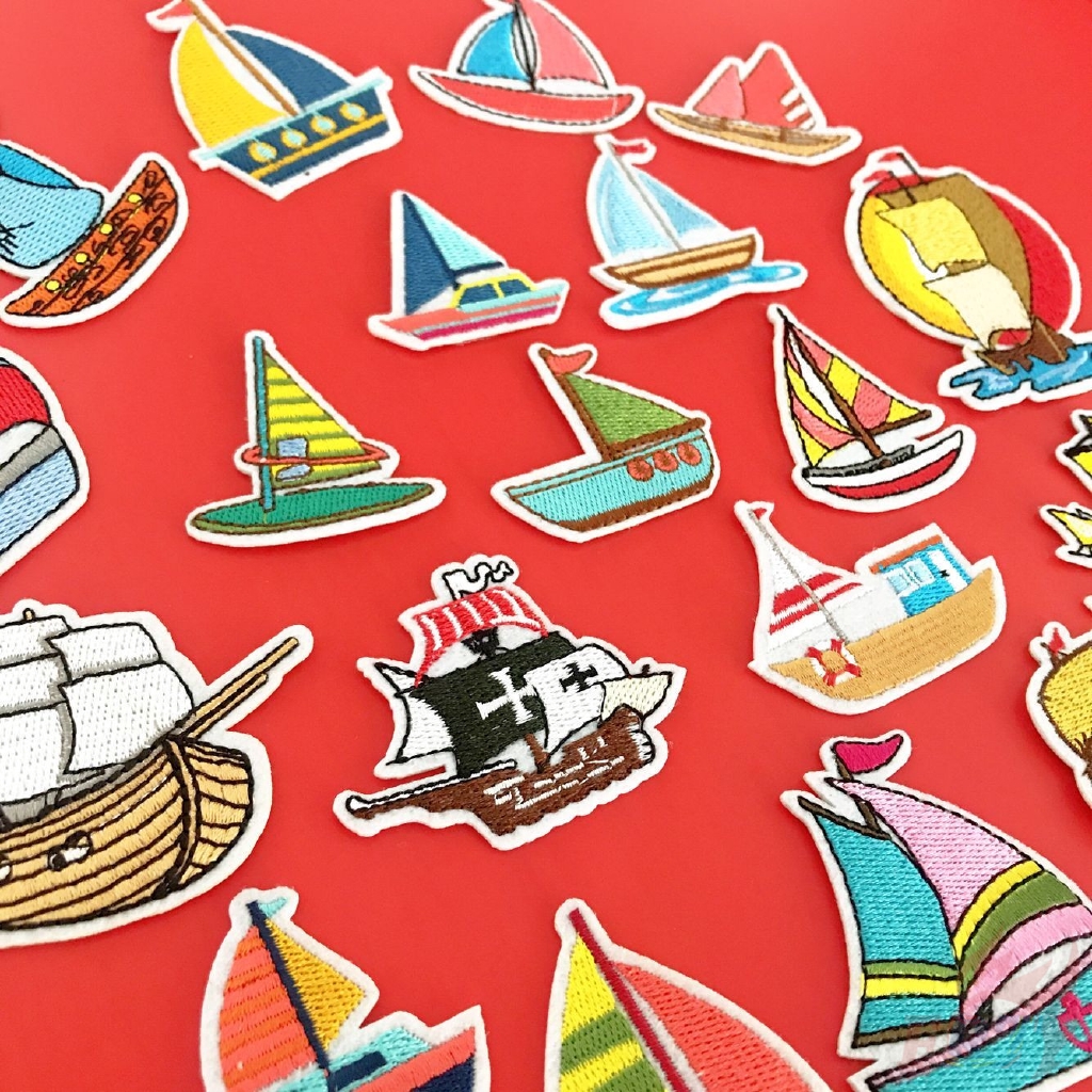 Miếng dán ủi quần áo hình chiếc thuyền