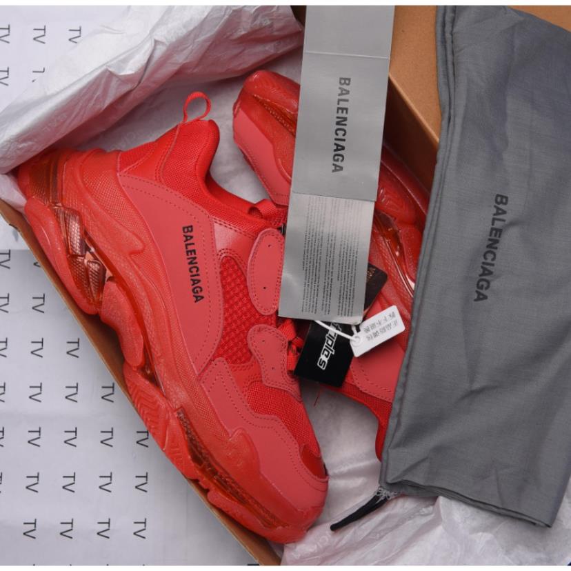 GIày Nam Sneaker Ba len Ciaga đế khí đỏ mận