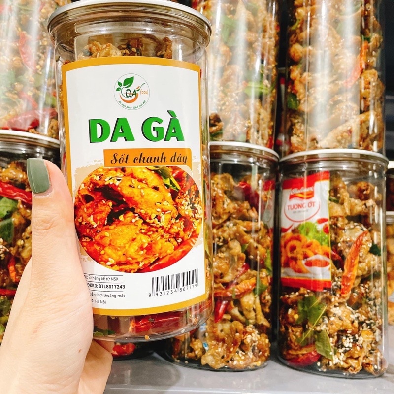 Da Gà Chiên Giòn Mắm Ớt Lon 250Gram