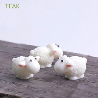 5 Mô Hình Chú Cừu Resin Nhỏ Trang Trí Tiểu Cảnh Vườn Dễ Thương