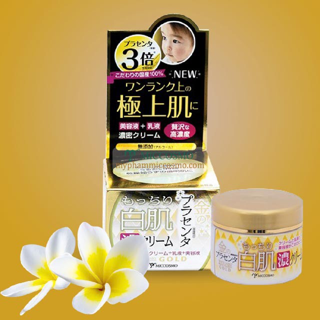 Kem dưỡng trắng da, chống lão hóa từ nhau thai và collagen - WHITE LABEL® PLACENTA RICH GOLD CREAM