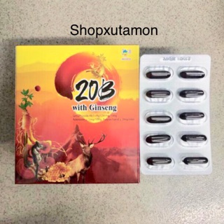 20B With Ginseng Bồi bổ sức khỏe, kích thích tiêu hóa, tăng cường miễn dịch cơ thể hộp 100v tăng cường sức đề khánh