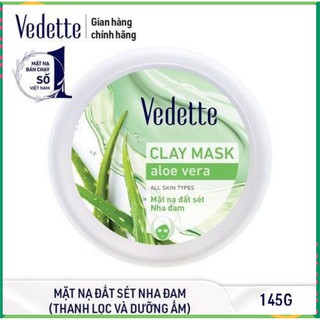 🍊 MẶT NẠ ĐẤT SÉT NHA ĐAM 145g VEDETTE
