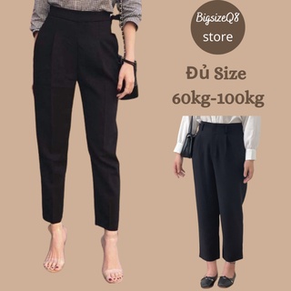 Quần baggy lưng cao khóa bên hông bigsize 60kg đến 100kg