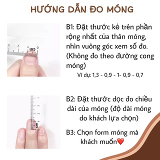 Nailbox móng úp dán thiết kế trơn đơn giản style basic