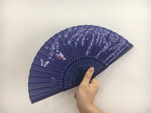Quạt cổ trang, quạt xếp Thiên Đường