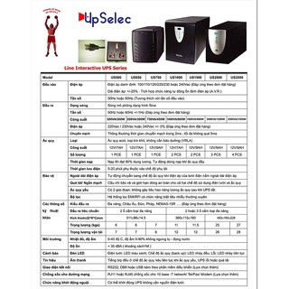 Bộ lưu điện /UPS Up Selec US1000