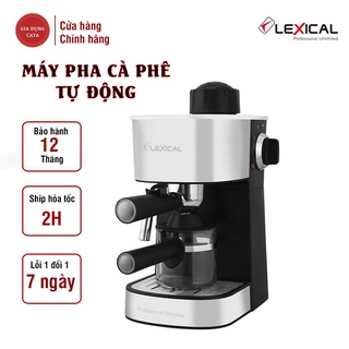 Máy pha cà phê LEXICAL automatic, hàng chính hãng, bảo hành 12 tháng